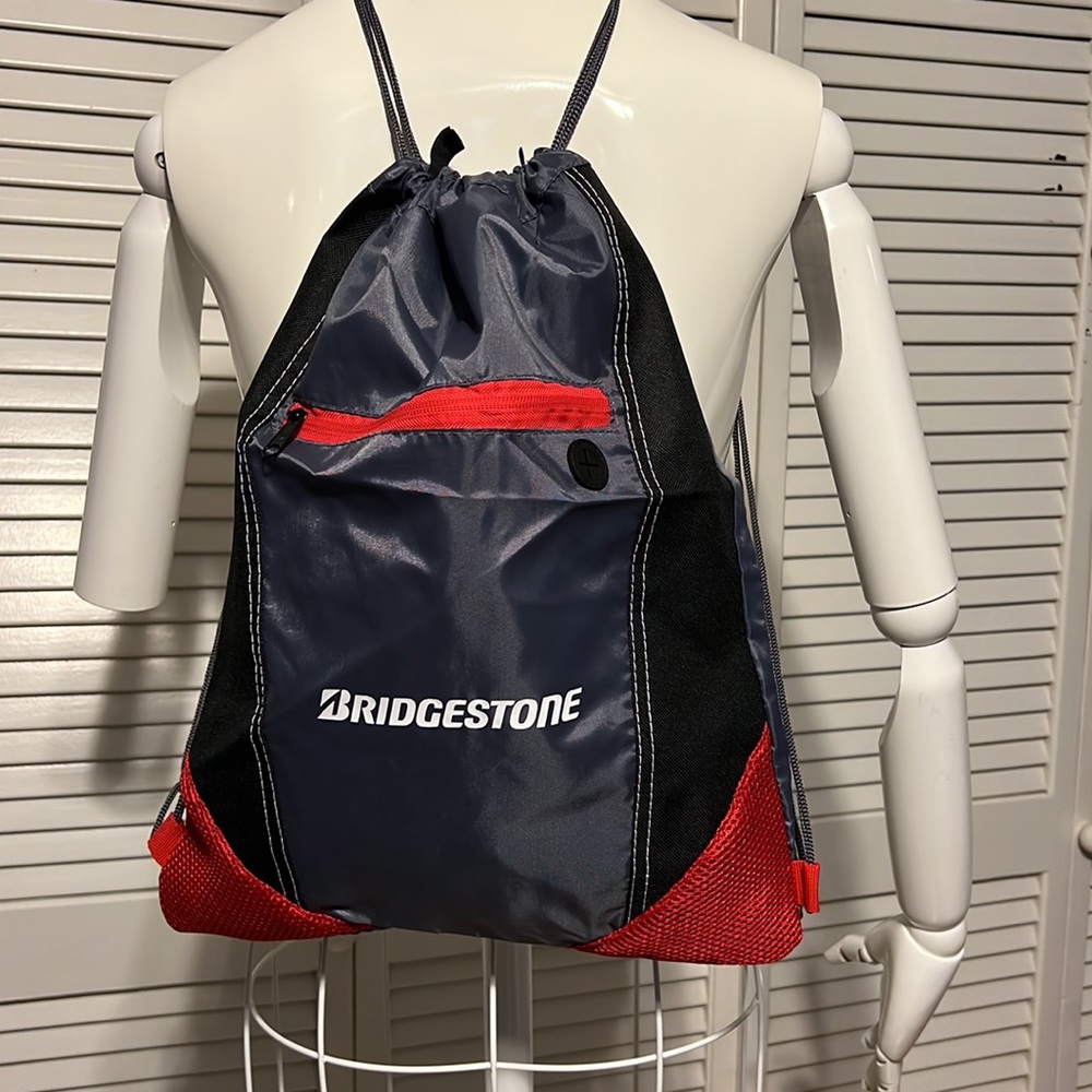 Bridgestone Draw String BackPack in Great Shape new with out tags came from SEMA
